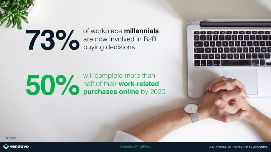 Slide Presenting Key Features of Vendavo Pricepoint During Webcast Q&A Session