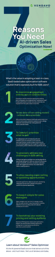 Infographic Illustrating 7 Reasons for Sales Optimization