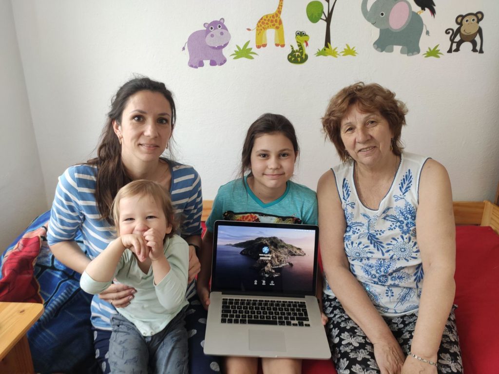 Ukrainian Children Receiving Laptop Donation From Vendavo