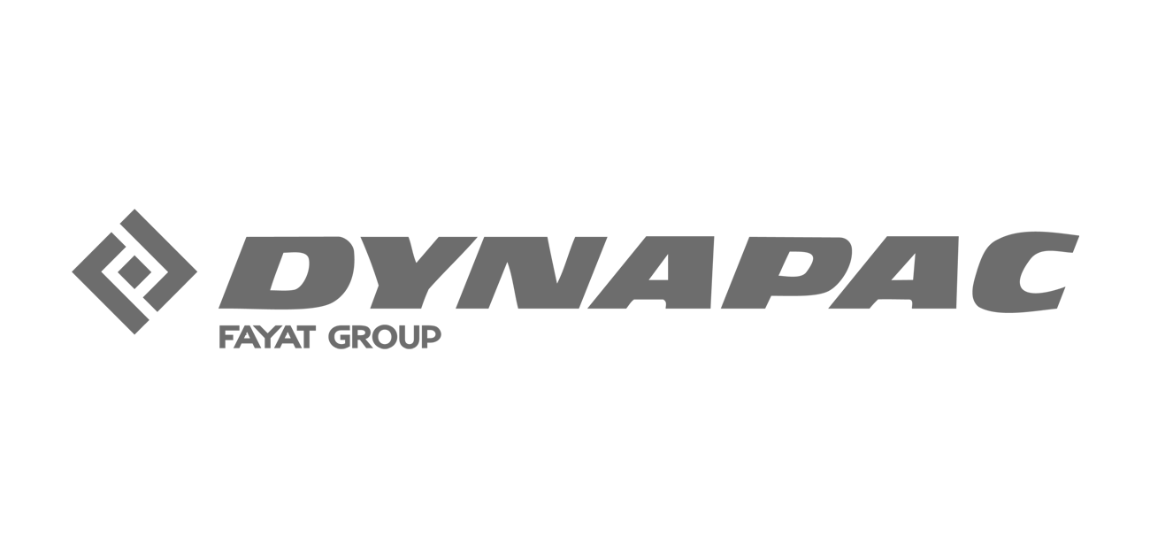 Dynapac Logo In Gray Color