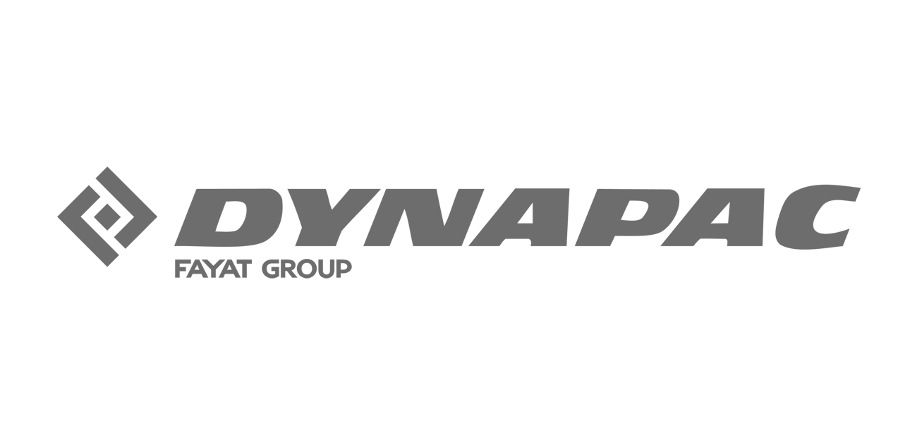 Dynapac Logo In Gray Color