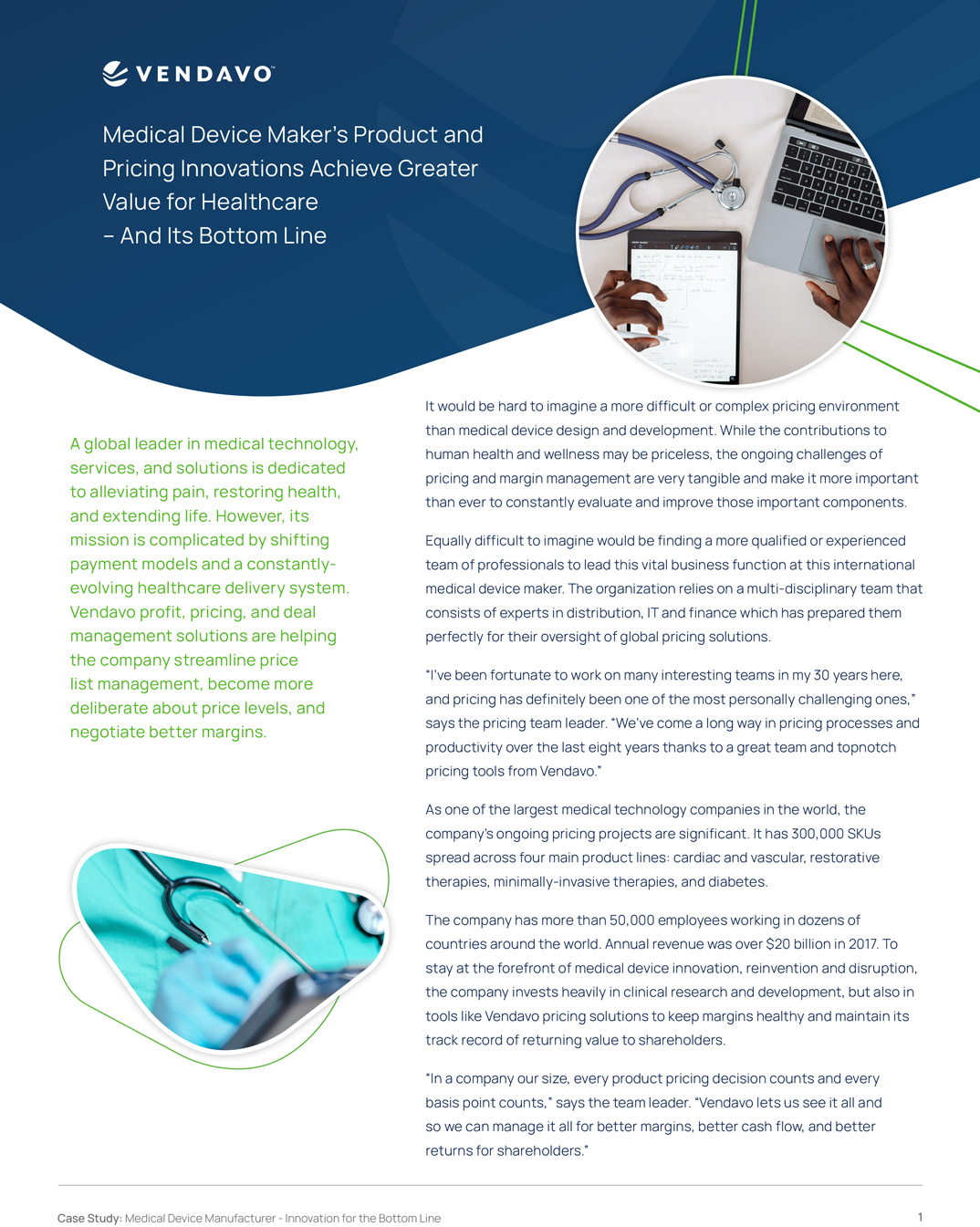 Healthcare & Medical Device Pricing and CPQ Solutions Vendavo